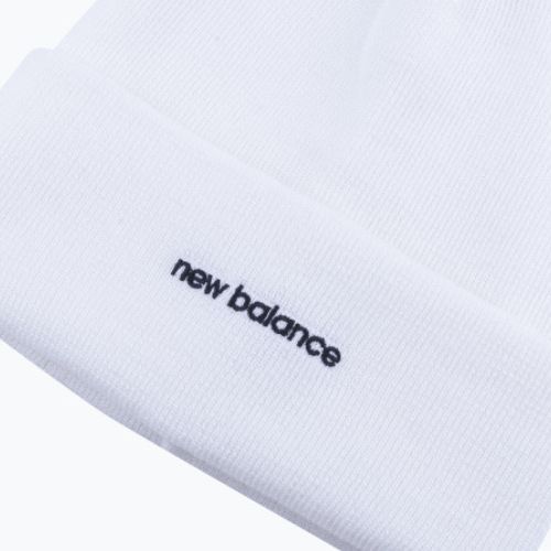 Зимна шапка за жени New Balance Knit Cuffed Beanie Embroider white NBLAH13032WT