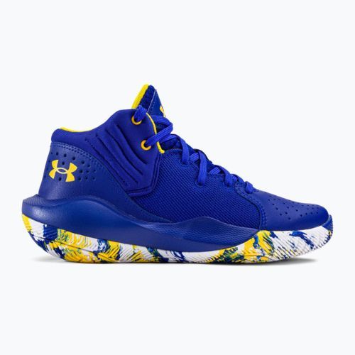 Мъжки баскетболни обувки Under Armour GS Jet '21 400 син-бял 3024794-400