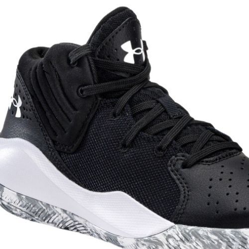 Детски баскетболни обувки Under Armour GS Jet '21 001 черен-бял UAR-3024794001-001-4.5