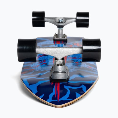 Surfskate скейтборд Carver C7 Raw 34" Kai Dragon 2022 Цялостно синьо и червено C1013011143