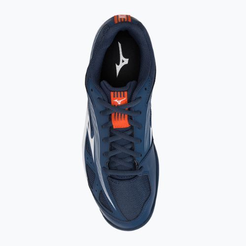 Mizuno Cyclone Speed 3 обувки за волейбол в синьо и бяло V1GA218021
