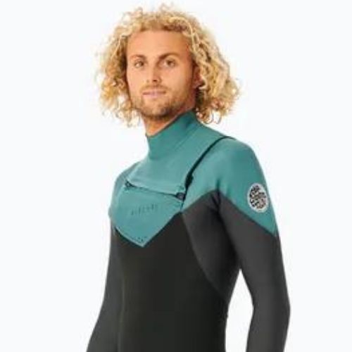 Rip Curl мъжки бански D/Patrol Perf C/Zip 4/3 mm GB M 8088 черно-зелен 15NMFS