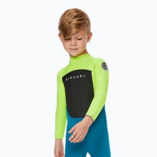 Rip Curl Groms Omega 3/2GB B/Zip 1599 зелен-син детски скафандър 118BFS