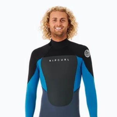Мъжки скафандър за плуване Rip Curl Omega 5/3 mm GB B/Zip 70 сиво-син 113MFS
