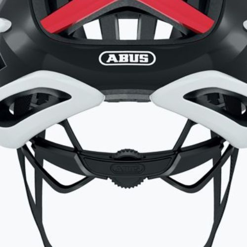 Велосипедна каска ABUS AirBreaker бяла/червена