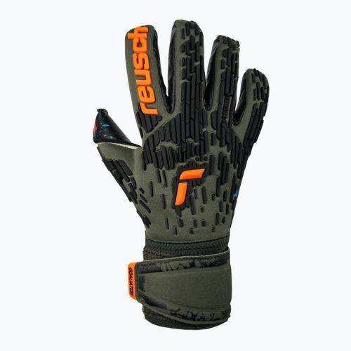 Reusch Attrakt Freegel Fusion Вратарски ръкавици зелени 5370095-5555