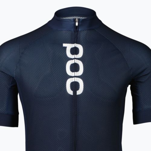 Мъжко колоездачно трико POC Essential Road Logo turmaline navy