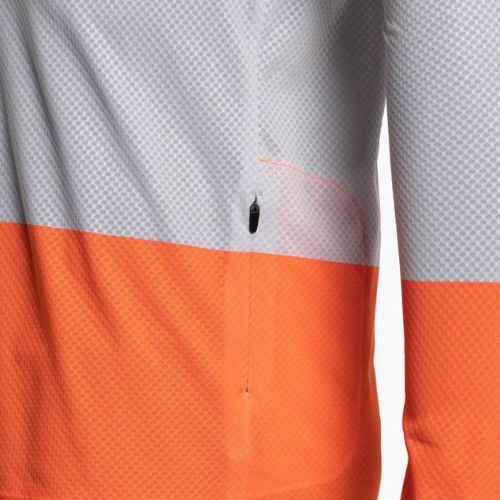 Мъжки колоездачен анцуг с дълъг ръкав POC MTB Pure granite grey/zink orange