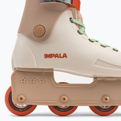 Дамски ролкови кънки IMPALA Lightspeed Inline Skate в бяло и бежово IMPINLINE1