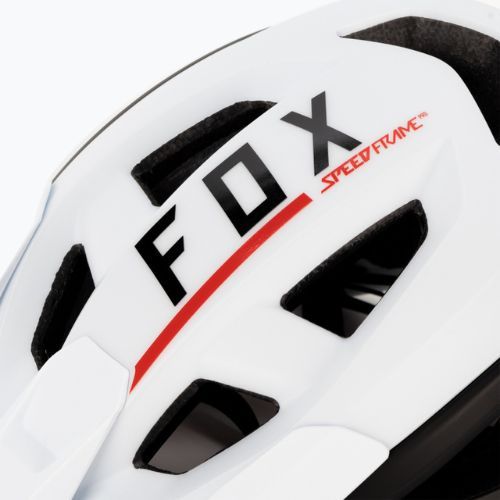 Каска за велосипед Fox Racing Speedframe Pro Blocked черно-бяла 29414_058