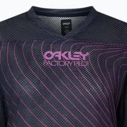 Oakley Wmns Factory Pilot Rc SS дамска колоездачна фланелка черно и лилаво FOA500384