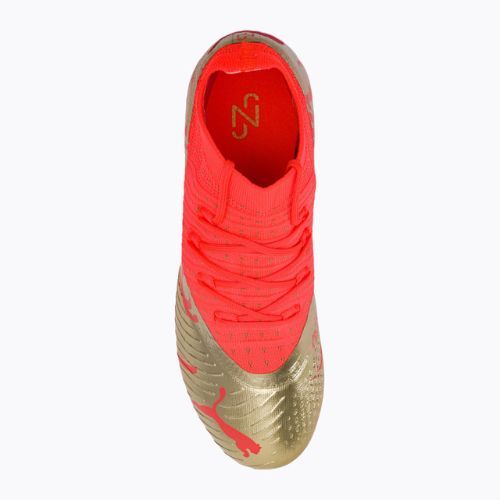Детски футболни обувки PUMA Future Z 3.4 Neymar Jr. FG/AG orange/gold 107107 01