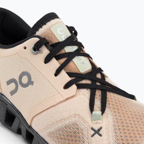 Дамски обувки за бягане On Cloud X 3 beige 6098694