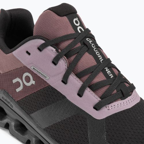 Дамски водоустойчиви обувки за бягане On Cloudrunner black/grape