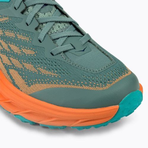 Мъжки обувки за бягане HOKA Speedgoat 5 green-orange 1123157-TMOR