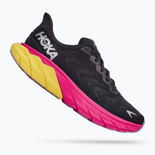 Дамски обувки за бягане HOKA Arahi 6 black-pink 1123195-BPYR