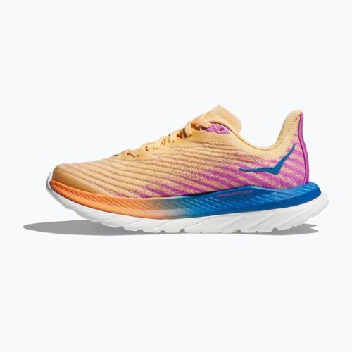 Дамски обувки за бягане HOKA Mach 5 orange-purple 1127894-ICYC