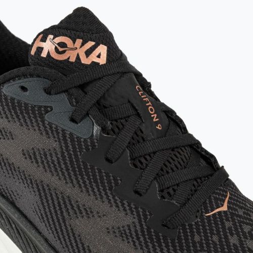 Дамски обувки за бягане HOKA Clifton 9 black 1127896-BCPPR