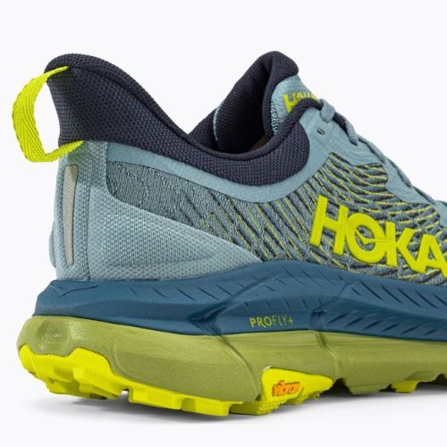 Мъжки обувки за бягане HOKA Mafate Speed 4 синьо/жълто 1129930-SBDCT