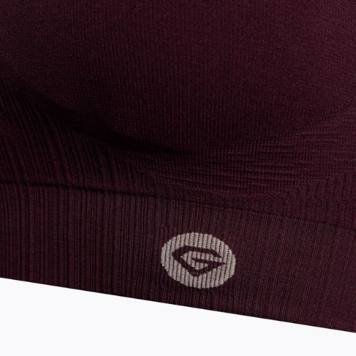 Спортен сутиен Gym Glamour push up бордо 322