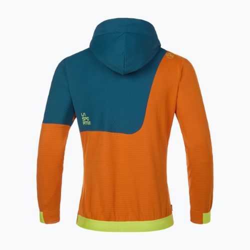 Мъжки суитшърт за катерене LaSportiva Mood Hoody orange and navy blue N71208639
