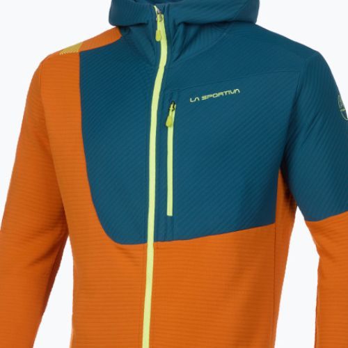 Мъжки суитшърт за катерене LaSportiva Mood Hoody orange and navy blue N71208639