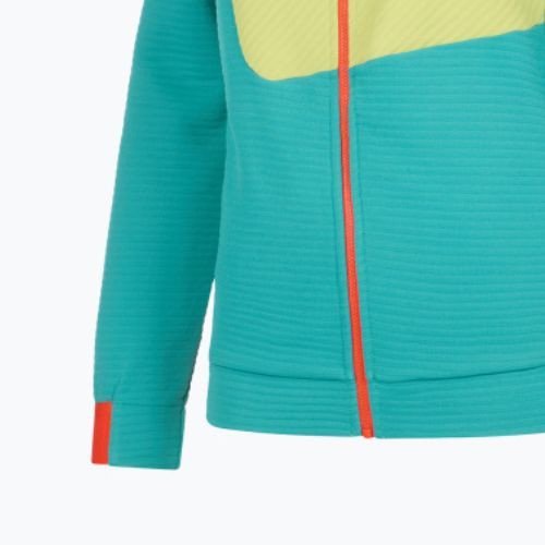 Дамски суитшърт за катерене LaSportiva Mood Hoody синьо-зелен O65638728