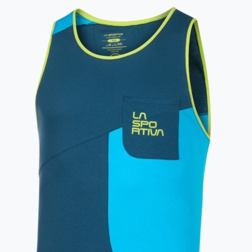 Мъжка тениска за катерене La Sportiva Dude Tank blue N43639637