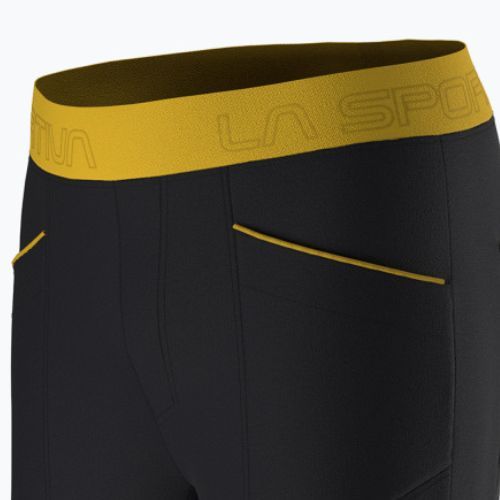 Мъжки къси панталони за катерене La Sportiva Esquirol черно и жълто N78999100