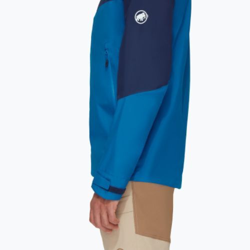 Мъжко дъждобранно яке Mammut Convey Tour HS с качулка тъмносиньо