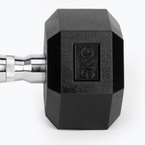 Гумиран дъмбел XTREXO Hex HXD50 5 kg