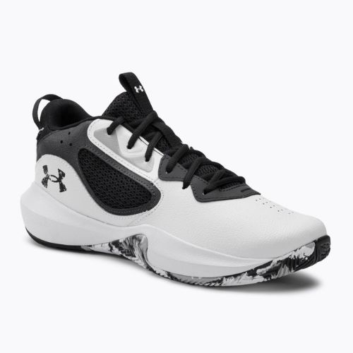 Мъжки баскетболни обувки Under Armour Lockdown 6 white/jet grey/black
