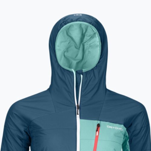 Дамско хибридно яке ORTOVOX Swisswool Piz Duan, синьо 6122700037