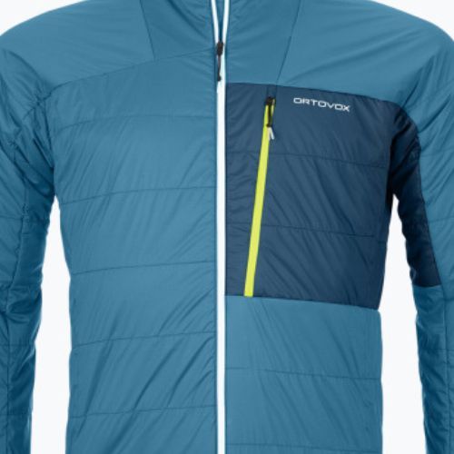 Мъжко хибридно яке ORTOVOX Swisswool Piz Duan синьо 6132700039