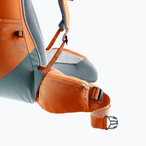 Раница за трекинг Deuter Aircontact Lite 40 + 10 л кестен/зелен цвят