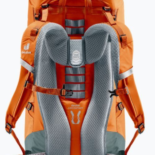 Раница за трекинг Deuter Aircontact Lite 40 + 10 л кестен/зелен цвят