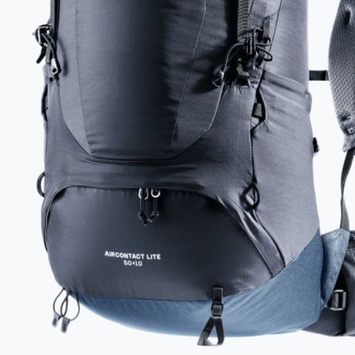 Deuter Aircontact Lite 50 + 10 л раница за трекинг black/marine