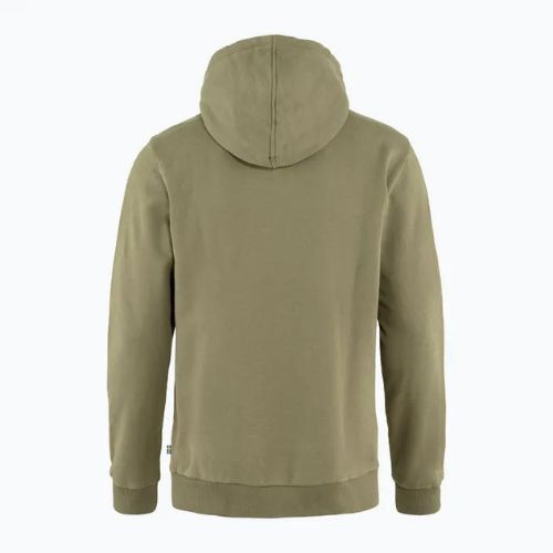 Мъжки суитшърт за трекинг Fjällräven Logo Hoodie green F84144