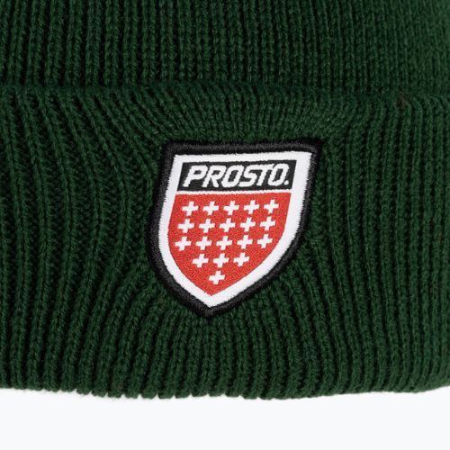 Мъжка зимна шапка PROSTO Brand green KL222MACC2172U