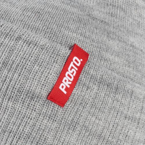 Мъжка зимна шапка PROSTO Cirru сива KL222MACC2072U