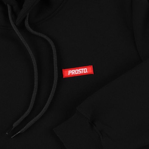 Мъжка блуза с качулка PROSTO Plelog черен KL222MSWE2013