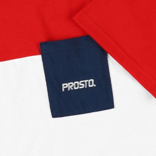 Мъжка тениска PROSTO Pockes red KL222MTEE1011