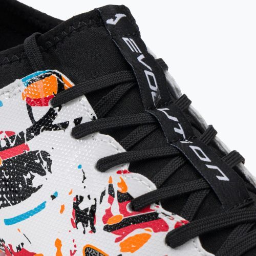 Joma Evolution FG мъжки футболни обувки бяло/черно/оранжево