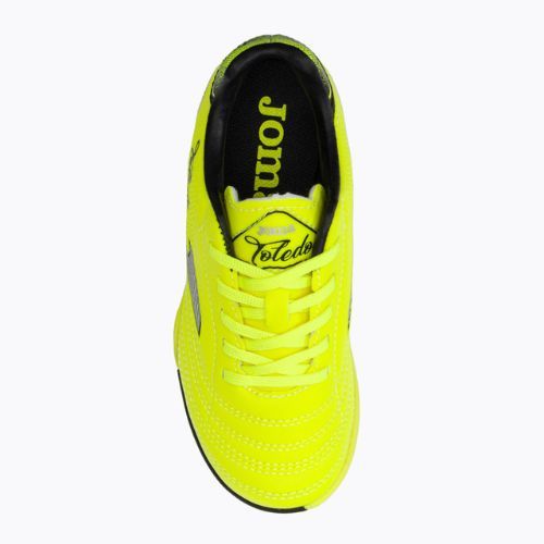 Детски футболни обувки Joma Toledo TF lemon fluor/black