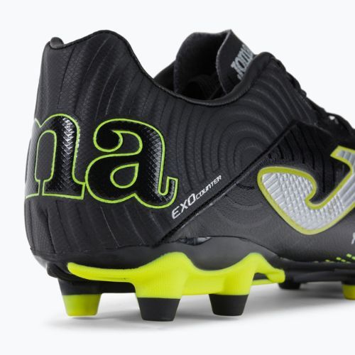 Joma мъжки футболни обувки Xpander FG black/lemon fluor