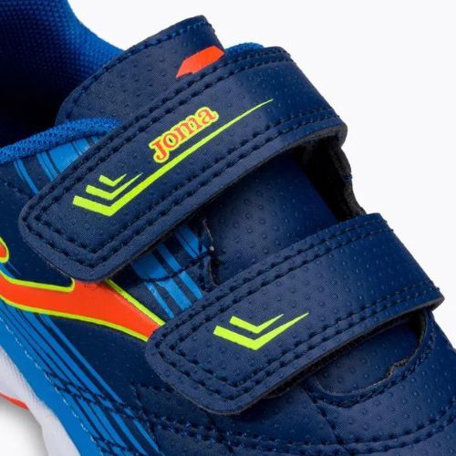 Детски футболни обувки Joma Xpander IN navy/orange fluor