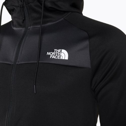 Мъжки суитшърт The North Face Reaxion Fleece F/Z Hoodie black/grey NF0A7Z9OKT01