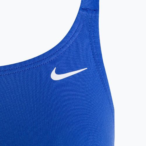Дамски бански костюм от една част Nike Hydrastrong Solid Fastback син NESSA001-494