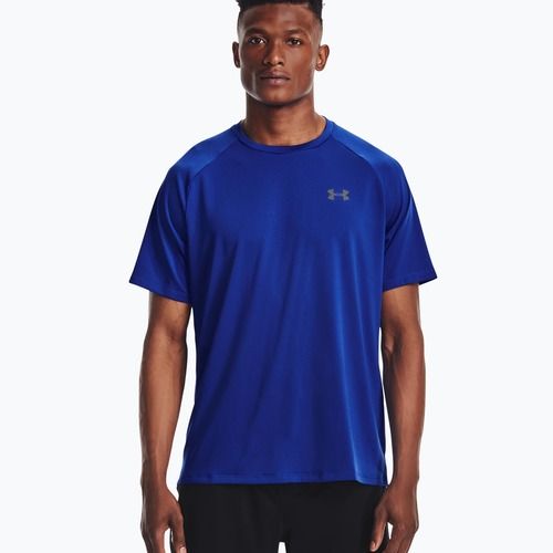 Under Armour Tech 2.0 SS Tee blue мъжка тениска за тренировка 1326413