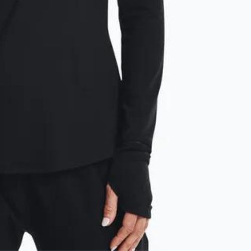 Under Armour Qualifier Run 2.0 Half Zip дамски суитшърт за бягане черен 1365632
